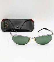 廃盤 希少 RayBan レイバン RB3235 004/6 59□15-135ガンメタフレーム シルバー イタリア メガネ サングラス ケース付き _画像1