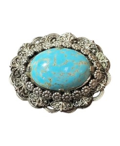 chanter シャンテ 海外 ヴィンテージ ブローチ vintage brooch シルバーカラー 花 デザイン ピンブローチ コサージュ