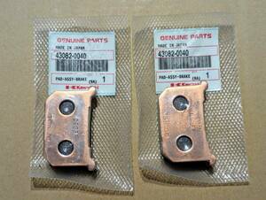 Z1000R,Z1000J,Z1100GP for original front brake pad for 1 vehicle 2 pack 1 set unused new goods 