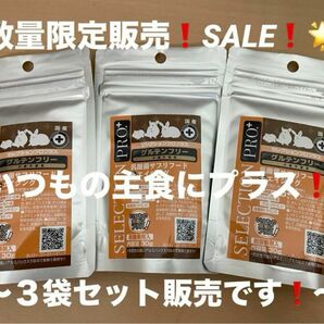 《限定販売！SALE！》セレクションプロプラス乳酸菌サプリフード30g＋エイジング×３袋セット