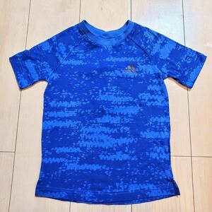 新品 adidas アディダス Tシャツ 半袖 キッズ 120cm スポーツ サッカー タグ付き 男の子 トップス 部活 夏物