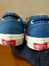 バンズスリッポン　ブルー　27.5cm VANS スニーカー_画像5