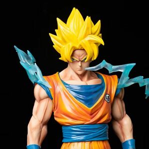 ■ ドラゴンボール ☆【超サイヤ人3 孫悟空】■ 約35cm 2.3kg 海外限定 漫画風 箱なしの画像7