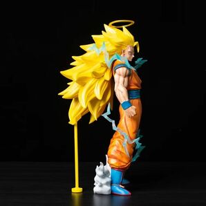 ■ ドラゴンボール ☆【超サイヤ人3 孫悟空】■ 約35cm 2.3kg 海外限定 漫画風 箱なしの画像4