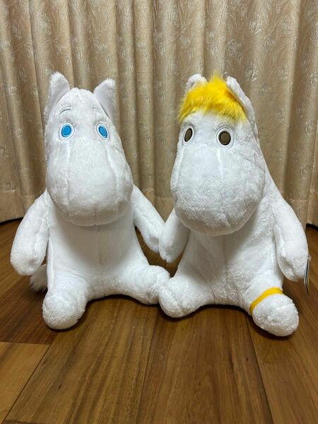 【ムーミン】ムーミン＆スノークのおじょうさん２種１セット 42cm新品☆未使用☆タグ付き