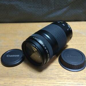 【外装美品】★CANON ZOOM LENS EF 75-300mm F4-5.6 Ⅱ 望遠ズームレンズ 動作品ですが現状★