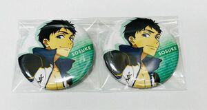 【新品/2点セット】劇場版 ハイスピード 缶バッジ 山崎 宗介 ハイスピ Free!