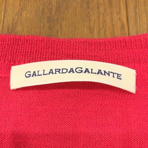 GALLARDAGALANTE ガリャルダガランテ ウールブレンド Ｖネック スリット ニット セーター F ローズピンク 長袖 国内正規品 レディースの画像3