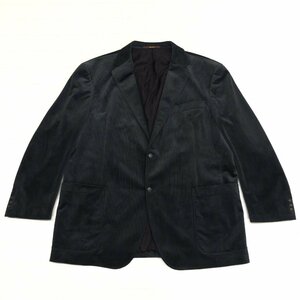 ●ARAMIS アラミス コーデュロイ テーラードジャケット 54(3XL) ダークグレー系 ブレザー 4L 特大 大きいサイズ 日本製 国内正規品 メンズ