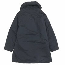 ◆The 1st. Floor ザファーストフロア ナノユニバース 定価17,000円+税 ボリュームカラー エコダウンコート F 黒 ブラック 中綿入り 女性用_画像2