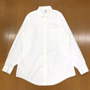 Brooks Brothers ブルックスブラザーズ 長袖 ドレスシャツ 16-33(XL相当) 白 ホワイト 2L LL 特大 大きいサイズ 国内正規品 メンズ 紳士