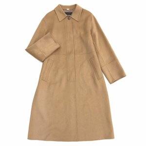 ◆Espressione エスプレッシオーネ カシミヤ100% ロングコート 9(M) キャメル ウールコート カシミア サンプル品 オンワード樫山 女性用