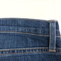 USA製 Current Elliott カレントエリオット THE FLING LOVED USED加工 ストレッチ ボーイフレンド デニム パンツ 23 w74 濃紺 インディゴ_画像8