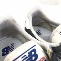 ●New Balance ニューバランス U220 部分本革 レザー メッシュ スニーカー 26cm グレー ランニングシューズ ローカット メンズ 紳士_画像10