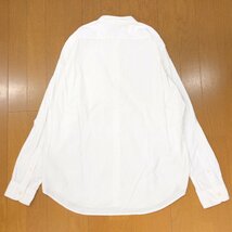 UNITED ARROWS GLR ユナイテッドアローズ ノーカラー オックスフォード シャツ L 白 ホワイト 長袖 国内正規品 メンズ 紳士_画像2