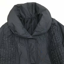 ◆Volume Color Down Coat ボリュームカラー Aライン ダウンコート L 黒系 ブラック系 ロングコート 国内正規品 レディース 女性用 婦人_画像3