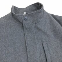 ◆UNITED ARROWS GLR ユナイテッドアローズ 中綿入り メルトン ショート モッズコート XXL グレー 特大 大きいサイズ 2XL 3L 国内正規品_画像4