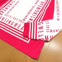 美品 MUNSINGWEAR マンシングウェア 吸水速乾 ドライ ストレッチ ゴルフシャツ 3L ポロシャツ カットソー ロンT 2XL ゆったり 大きい_画像7