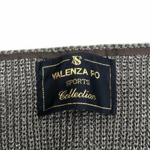 ●VALENZA PO SPORTS バレンザポースポーツ ビジュー装飾 ラメ入 ニット ロング カーディガン M グレー系 日本製 羽織り レディース 女性用_画像3