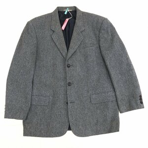 ●90's COMME des GARCONS コムデギャルソン 3B ツイードジャケット S グレー テーラードジャケット 93年製 ヴィンテージ 古着 日本製 紳士