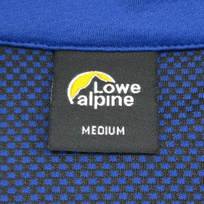 Lowe alpine ロウアルパイン ハーフジップ 吸水速乾 ドライ ジャージ アウトドアシャツ M 青 ブルー Tシャツ 長袖 ロンT メンズ 紳士の画像3