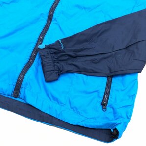 Columbia コロンビア OMNI-SHIELD ロゴ刺繍 マウンテンパーカー M ブルー×ネイビー ナイロンジャケット レディース アウトドア キャンプの画像7