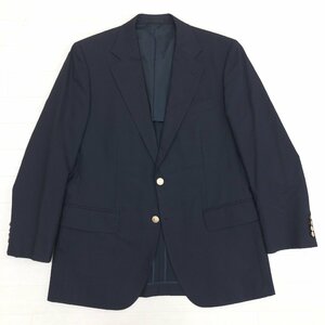 *BURBERRY LONDON Burberry London gold button moheya.b leather jacket AB5(L corresponding ) dark blue tailored jacket navy blue blur . thing made in Japan 