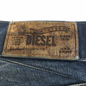 伊製 DIESEL ディーゼル GETLEGG ダメージ加工 ストレッチ スリム スキニー デニム パンツ 23 w66 濃紺 インディゴ ローライズ ジーンズの画像5