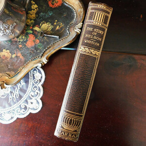 19-20 century first generation Nelson .. Britain. elegant old book antique book Vintage book@ foreign book antique England interior 