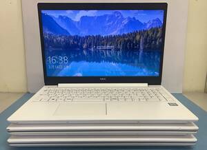 中古ノートパソコン 3台セット ★Windows10★NEC Core i5-8265U/@1.80GHz/8GB/SSD 256GB/15インチ以上★