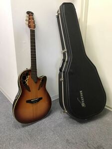 【c4】 Ovation CU 257 Pinnacle　オベーション アコースティックギター　 エレアコ y3973 1553-140