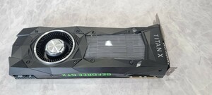 NVIDIA GeForce グラフィックボード TITAN XP作動確認済みGPUメモリ12GB オンラインゲームAIイラストに