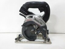 makita [マキタ] 18V 125mm 充電式マルノコ [HS474D] コードレス ブラック 電動工具 工具 2019年製 ※本体のみ /ジャンク品扱い V17.1 4910_画像2