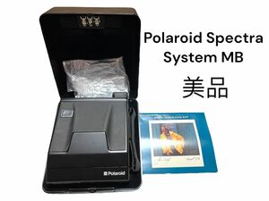  Polaroid camera Showa Retro Polaroid Polaroid Spectra System MB case attaching use impression almost less beautiful goods 