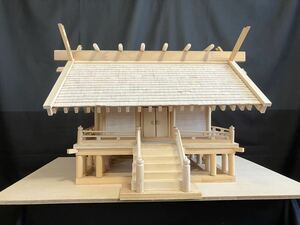  household Shinto shrine national treasure .. god Akira .1/30 made number of days 2.5 months 