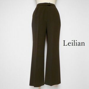 870729 Leilian レリアン 茶系 パンツ 7