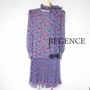 873297 REGENCE レジアンス 花柄 ロングワンピース ストール付 