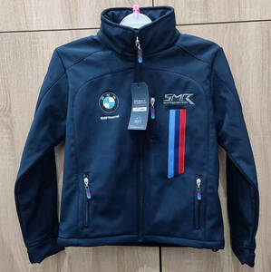 子供(5/6years)★BMW Mottorad WSBK Team Softshell Jacket for kids ソフトシェル ジャケット アウター 長袖 ネイビ