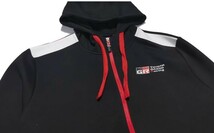 【Motorsports】 TOYOTA GAZOO RACING ジップアップパーカー ZIP Hoodie WEC サイズM_画像3