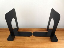 ブックエンド　アイアン　CARL　BOOK　ENDS　カール事務器　ブラック　USED　インダストリアル　ヴィンテージ　工業系　ブロカント_画像2