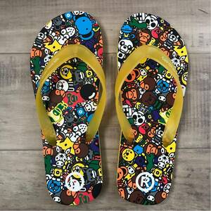 * новый товар * Safari Mylo пляжные шлепанцы a bathing ape bape baby milo Ape Bape A Bathing Ape Sandals сандалии Safari