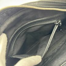 1円〜【現行ロゴ/極美品】dunhill ダンヒル ウィンザー セカンドバッグ クラッチバッグ ビジネス 手持ち鞄 PVC レザー 本革 ブラック 黒_画像8