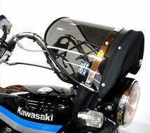 バイク用品 Z-FATHER 旭風防 スモーク(黒布タレ)/GS400E GS400L GSX250Eザリ GSX400Eゴキ GSX400FS【送料800円】_画像1