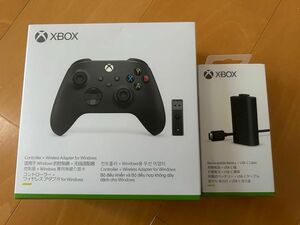 xbox ワイヤレスコントローラー＋ワイヤレスアダプタfor windows xbox充電式バッテリー＋USB-Cケーブル