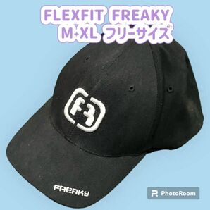 フリーサイズ FLEXFIT(フレックスフィット) キャップ ブラック