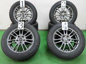 4本 社外 16インチ 6.5J +40 114.3 スタッドレス TOYO ウィンタートランパス TX 2021年 205/60R16 ヴォクシー ノア 90 マツダ3 キックス