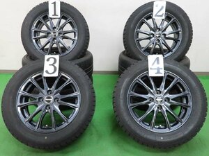 4本 WAREN 15インチ ホイール 5.5J +38 4H 100 スタッドレス グッドイヤー アイスナビ7 2021年 185/65R15 アクア ノート マツダ2 デミオ