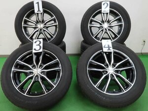 4本 社外 17インチ ホイール 7J+38 5H 114.3 ラジアル YOKOHAMA BluEarth E51 2021年 225/60R17 トヨタ アルファード ヴェルファイア 30 20