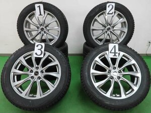 4本 社外 18インチ 7.5J +42 5H 114.3 スタッドレス ブリヂストン ブリザック VRX2 2020年 235/50R18 アルファード ヴェルファイア 30 20