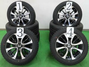 4本 ホンダ 純正 14インチ 4.5J +40 4H スタッドレス ダンロップ ウインターマックス WM02 2021年 155/65R14 N-BOX N-WGN N-ONE カスタム